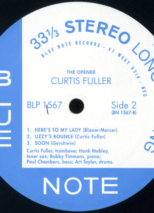 Curtis Fuller : The Opener (LP, Album, RE, RM)