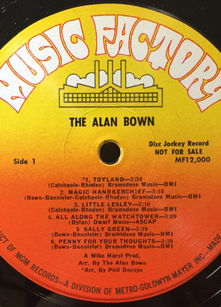 The Alan Bown Set : The Alan Bown (LP, Album, Mono, Promo)