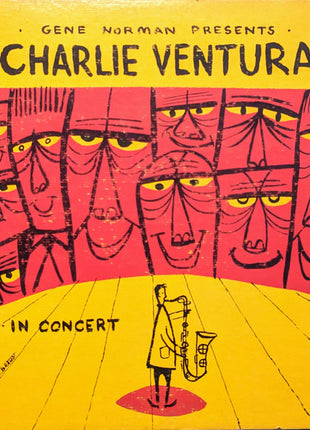 Gene Norman Presents Charlie Ventura : In Concert (LP, Album, Mono)