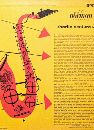 Gene Norman Presents Charlie Ventura : In Concert (LP, Album, Mono)