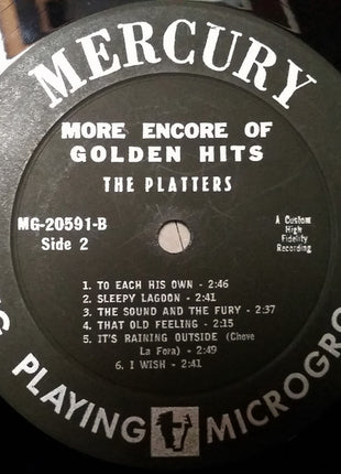The Platters : More Encore Of Golden Hits (LP, Comp, Mono)