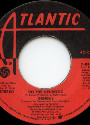 Genesis : Throwing It All Away (7", Single, SP )