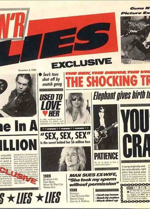 Guns N' Roses : G N' R Lies (LP, Album, Club, CH)