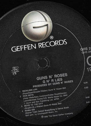 Guns N' Roses : G N' R Lies (LP, Album, Club, CH)