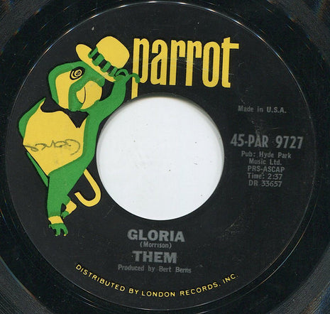 Them (3) : Gloria / Baby, Please Don't Go (7", Single)
