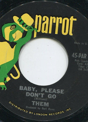 Them (3) : Gloria / Baby, Please Don't Go (7", Single)