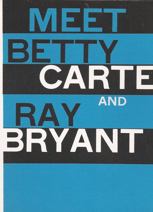 Betty Carter And Ray Bryant : Meet Betty Carter And Ray Bryant (CD, Comp, RE)