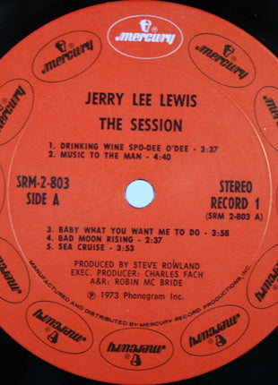 Jerry Lee Lewis : The Session Recorded In London With Great Guest Artists (2xLP, Album, Pit)