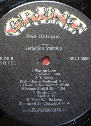 Jefferson Starship : Red Octopus (LP, Album, Ind)