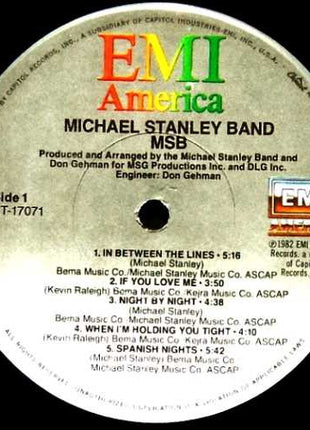 Michael Stanley Band : MSB (LP, Album, Win)