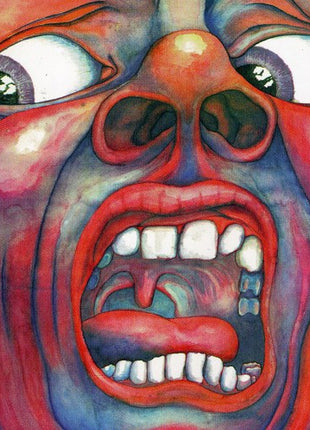 the album cover for King Crimson - In the Court of the Crimson King