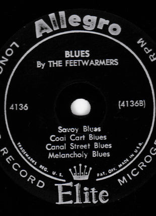 The Feetwarmers : Dixieland Blues (10", Album)