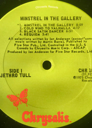 Jethro Tull : Minstrel In The Gallery (LP, Album, Pit)