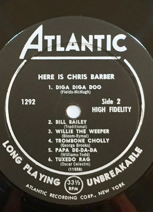 Chris Barber : Here Is Chris Barber (LP, Album, Mono)