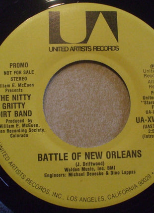 Nitty Gritty Dirt Band : Battle Of New Orleans (7", Mono, Promo)