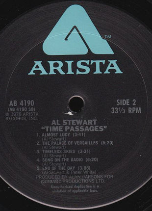 Al Stewart : Time Passages (LP, Album, San)