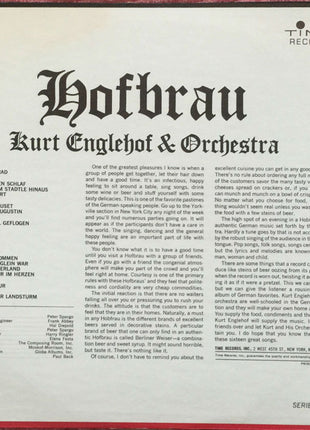 Kurt Englehof And His Orchestra : Hofbrau (LP)