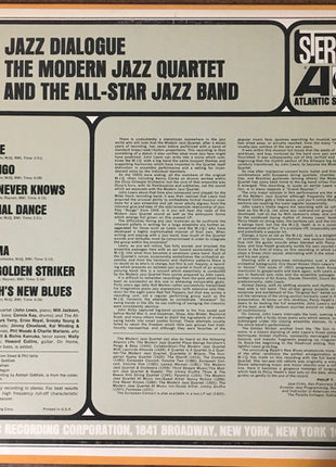 The Modern Jazz Quartet And The The All-Star Jazz Band : Jazz Dialogue (LP, Album)