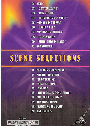 Jerry Garcia, David Grisman : Grateful Dawg (DVD-V, NTSC)