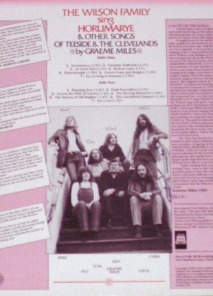 The Wilson Family : Horumarye (LP)