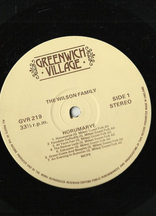 The Wilson Family : Horumarye (LP)