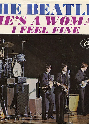 The Beatles : I Feel Fine / She's A Woman (7", Single)