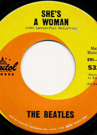 The Beatles : I Feel Fine / She's A Woman (7", Single)