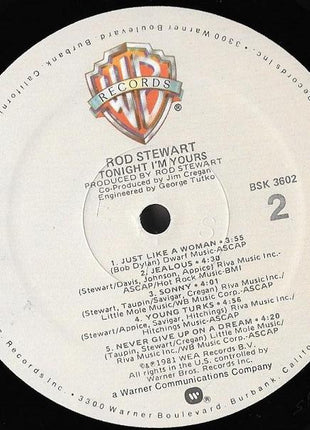Rod Stewart : Tonight I'm Yours (LP, Album, Spe)