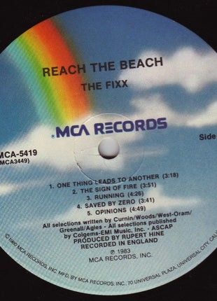 The Fixx : Reach The Beach (LP, Album, Pin)