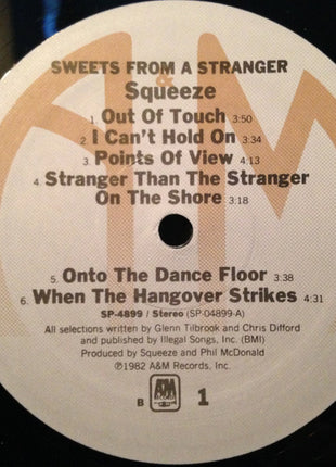 Squeeze (2) : Sweets From A Stranger (LP, Album, B -)