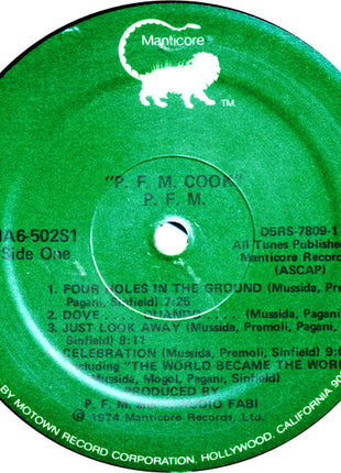 P.F.M.* : Cook (LP, Album)