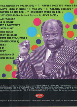 Rufus Thomas : The Best Of Rufus Thomas (Do The Funky Somethin') (CD, Comp, RM)