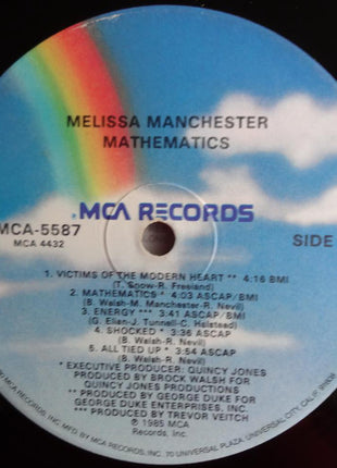 Melissa Manchester : Mathematics (LP, Album, Glo)