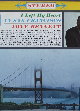 Tony Bennett : I Left My Heart In San Francisco (LP, Album, RP, 360)