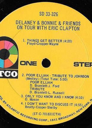 Delaney & Bonnie & Friends With Eric Clapton : On Tour (LP, Album, CTH)