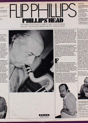 Flip Phillips : Phillips' Head (LP)