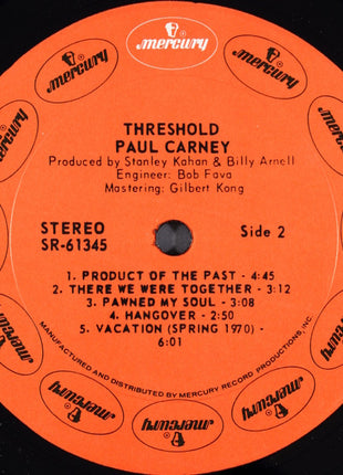 Paul Carney : Threshold (LP, Album)