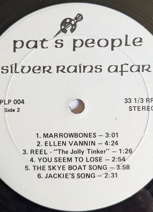 Pat's People : Silver Rains Afar (LP, Album)