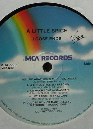 Loose Ends : A Little Spice (LP, Album, Pin)