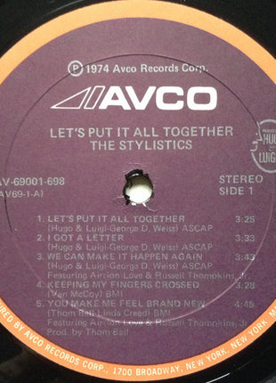The Stylistics : Let's Put It All Together (LP, Album)