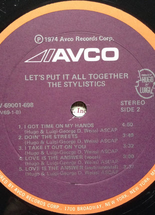 The Stylistics : Let's Put It All Together (LP, Album)