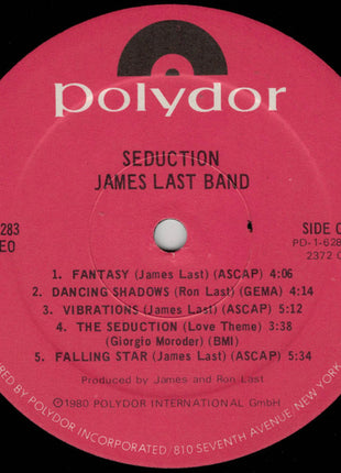 The James Last Band : Seduction (LP, Album, 18)