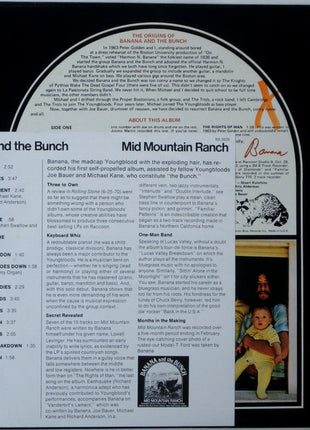 Banana And The Bunch : Mid-Mountain-Ranch (LP, Album, Promo)