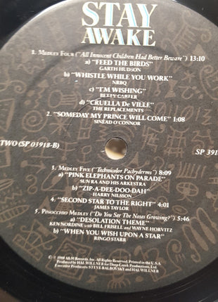 Various : Stay Awake (Various Interpretations Of Music From Vintage Disney Films) (LP, Album)
