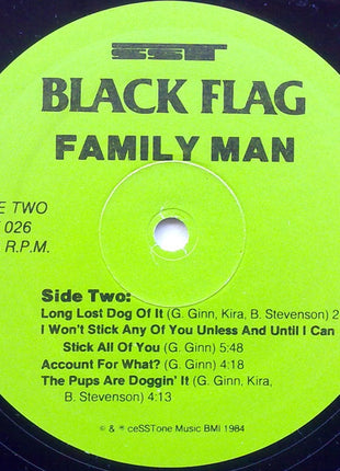 Black Flag : Family Man (LP, Album)