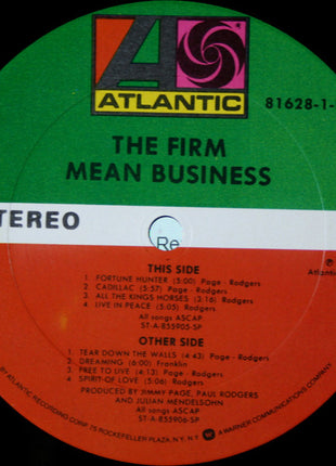 The Firm (7) : Mean Business (LP, Album, Club)