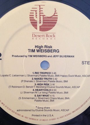 Tim Weisberg : High Risk (LP, Album)