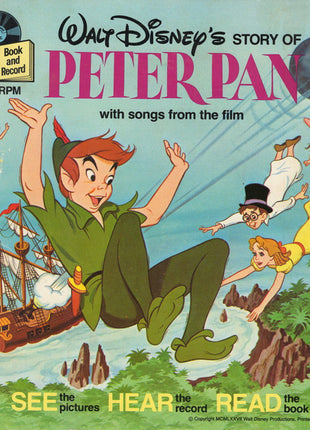 Unknown Artist : Walt Disney's Story Of Peter Pan (With Songs From The Film) (7", RE, Rai)