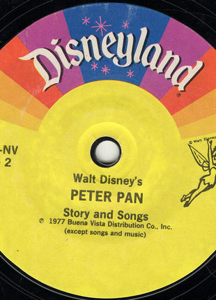 Unknown Artist : Walt Disney's Story Of Peter Pan (With Songs From The Film) (7", RE, Rai)