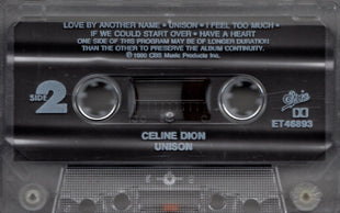 Celine Dion* : Unison (Cass, Album, Dol)